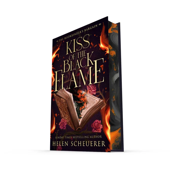 Kiss of the Black Flame by Helen Scheuerer book cover