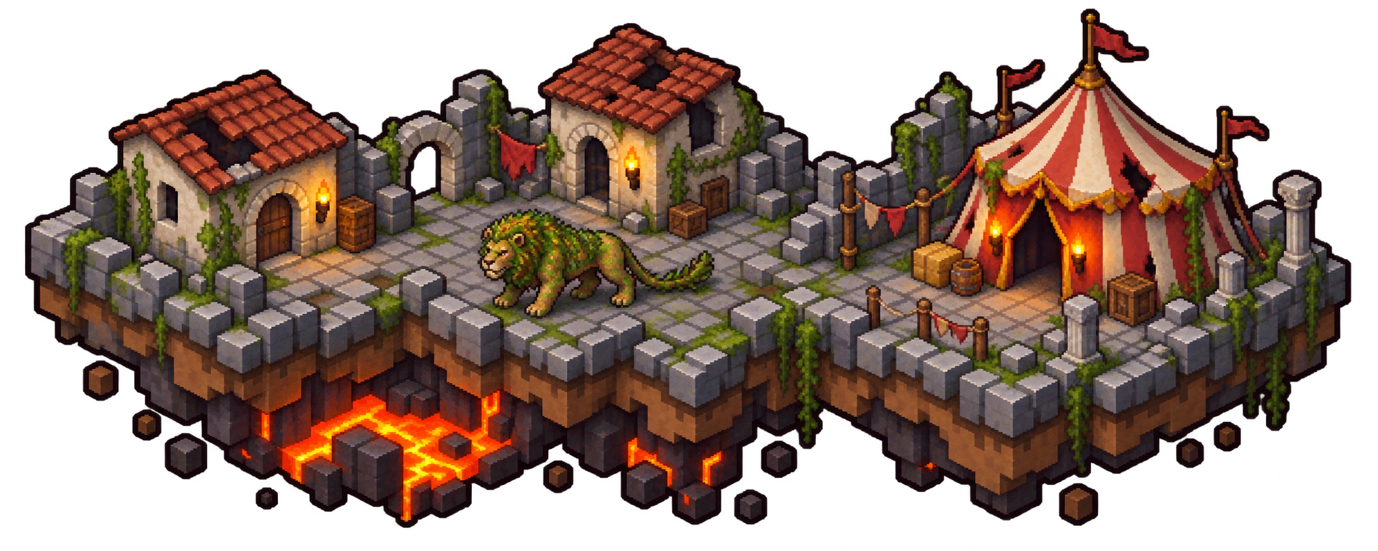Pixel illustration of The Over City