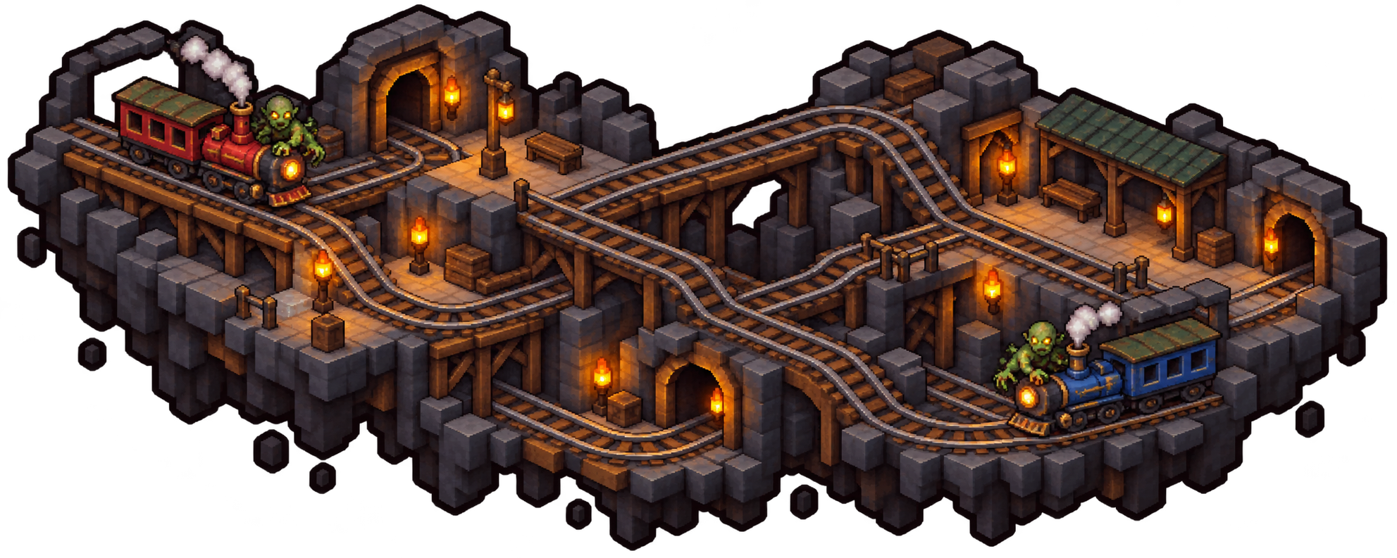 Pixel illustration of The Iron Tangle