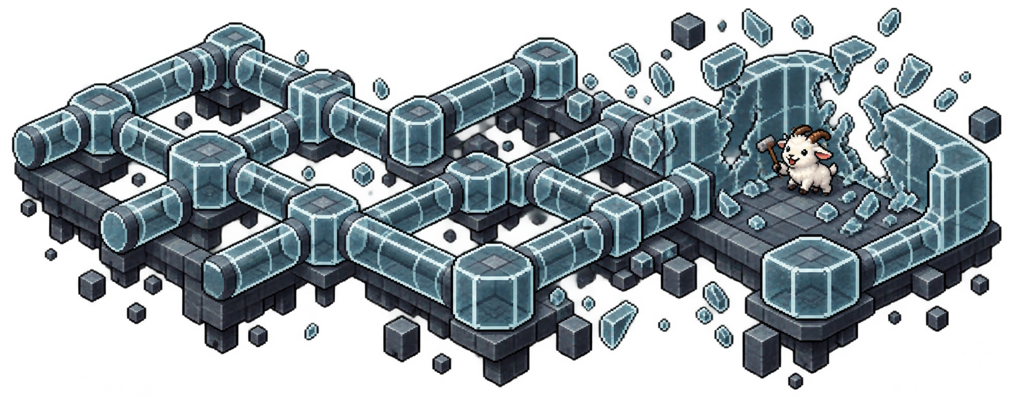 Pixel illustration of The Great Race