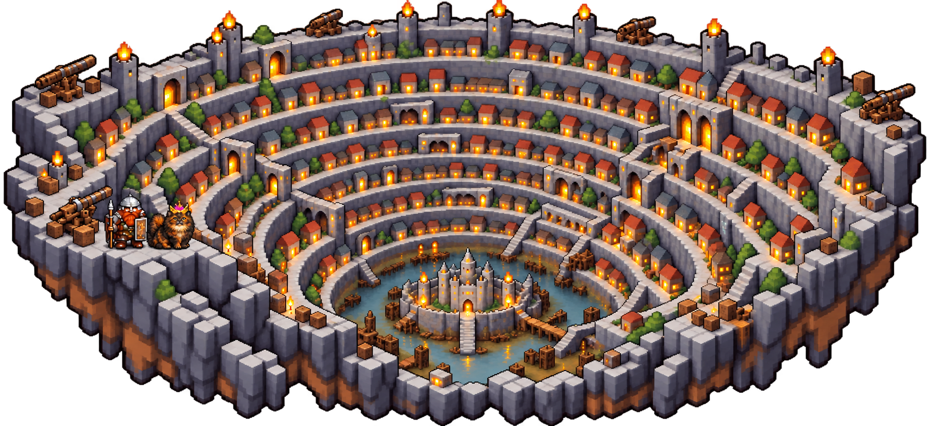 Pixel illustration of Faction Wars