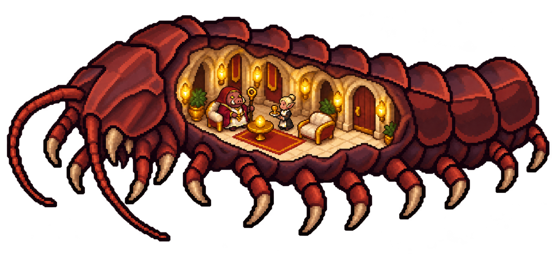 Pixel illustration of Club Scolopendra